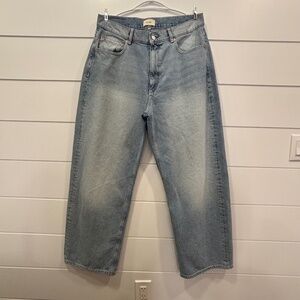 DL 1961 Taylor Barrel Ultra High Rise 32" Vintage light wash jeans